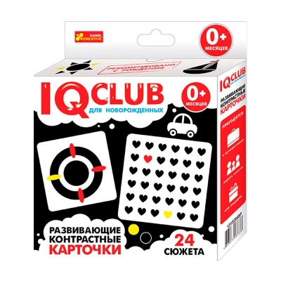 Развивающие контрастные карточки 0+ Ranok 13152049Р